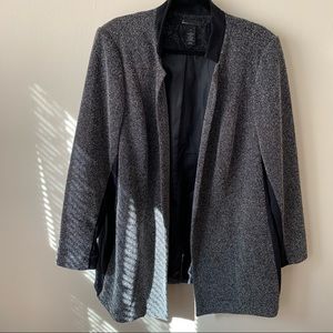 LaneBryant Long Sweater Blazer - Speckled Black